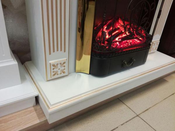 Электрический камин Неаполь с патиной — фото 2